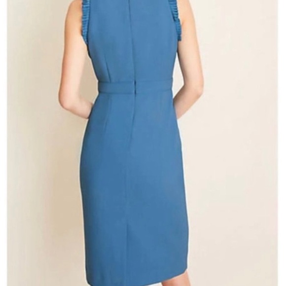 Ann Taylor Blue Doubleweave Sheath Dress NWT - Picture 3 of 6